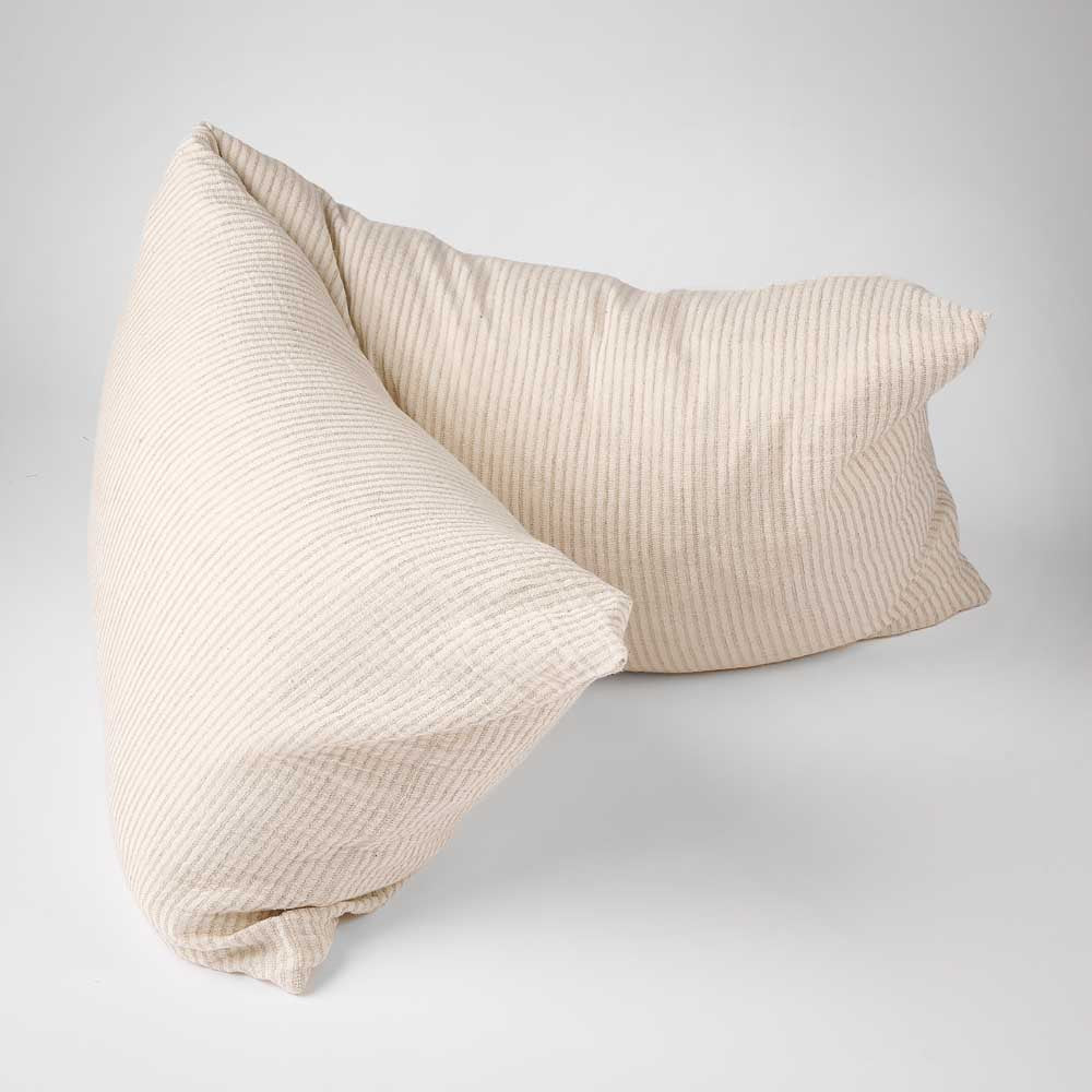 Off white lumbar store pillow