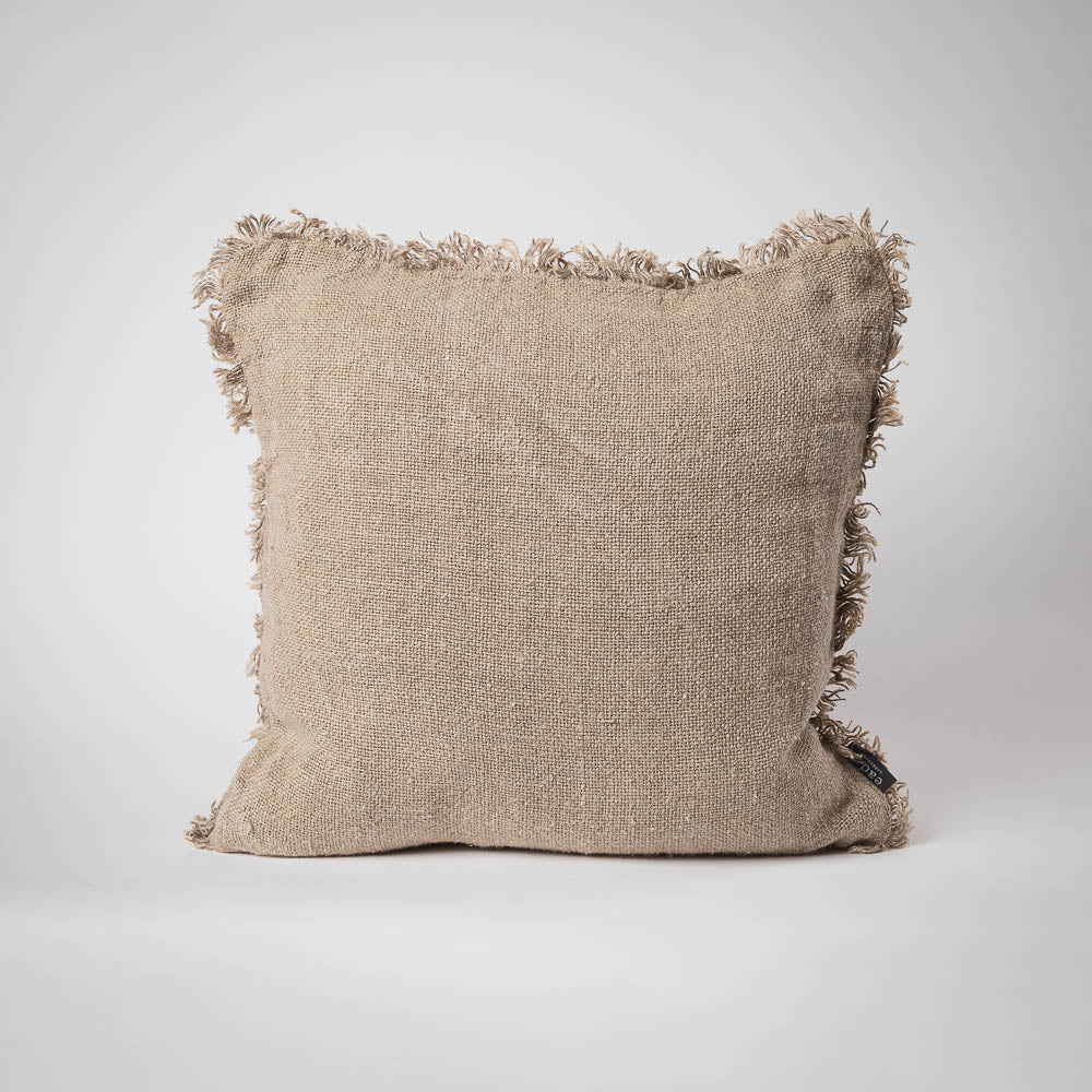 Bedouin Linen Cushion - Natural