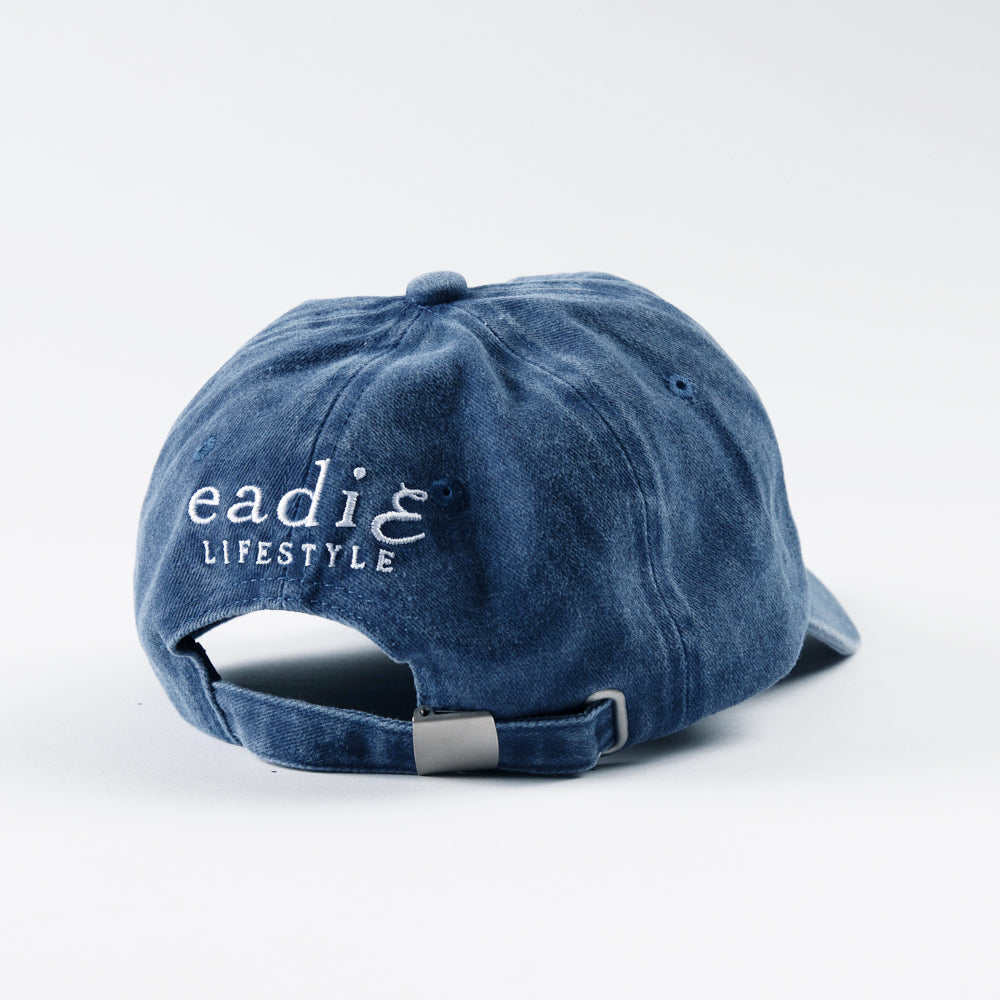 Eadie Cotton Cap - Washed Navy