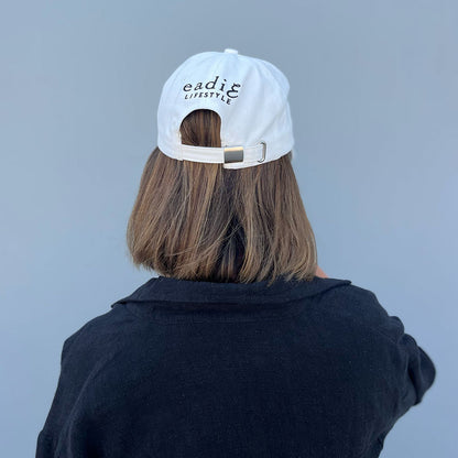 Eadie Cotton Cap - White