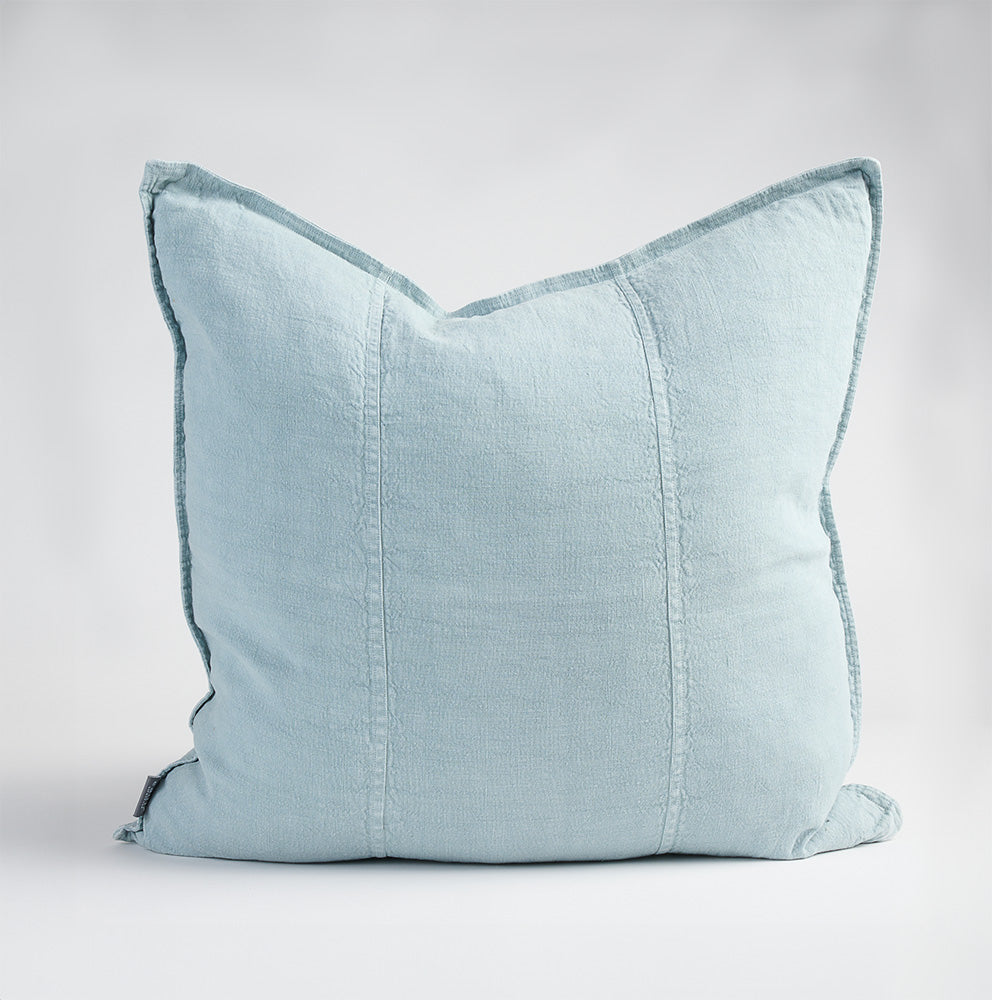 Luca Linen Cushion - Sky