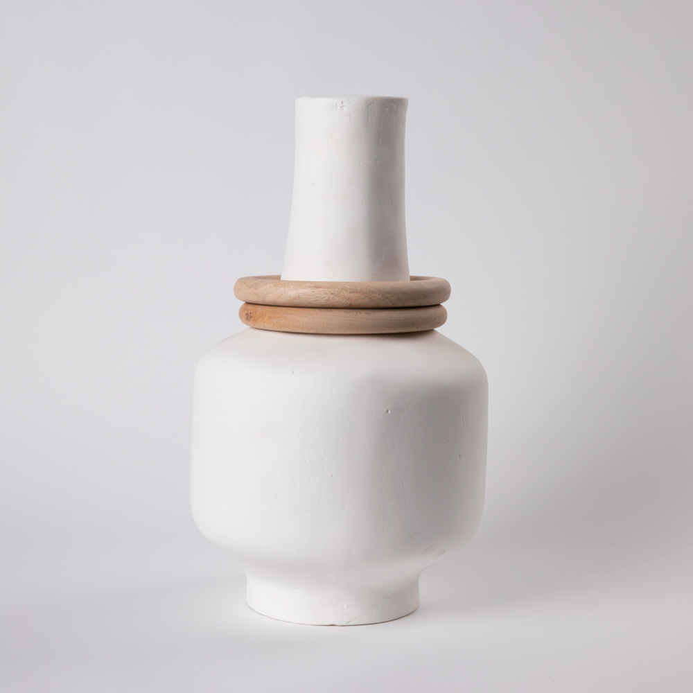 Modern Vase - Large - White