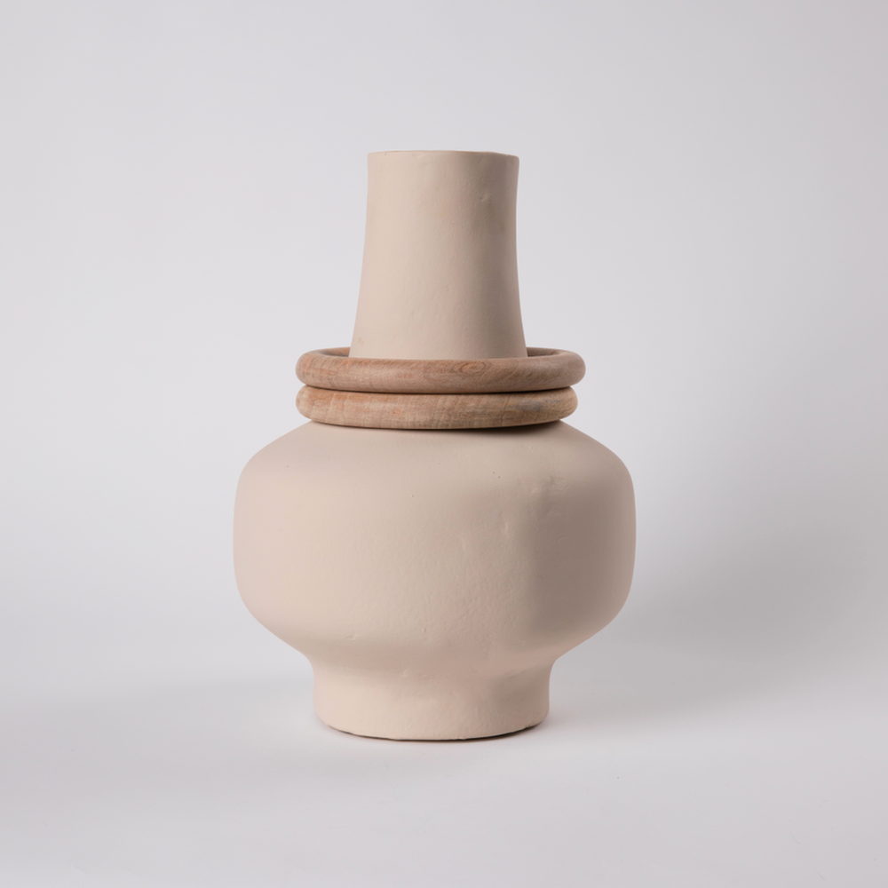 Modern Vase - Medium - Natural