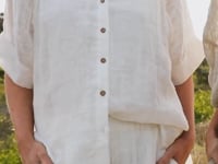 Arana Linen Shirt - Off White