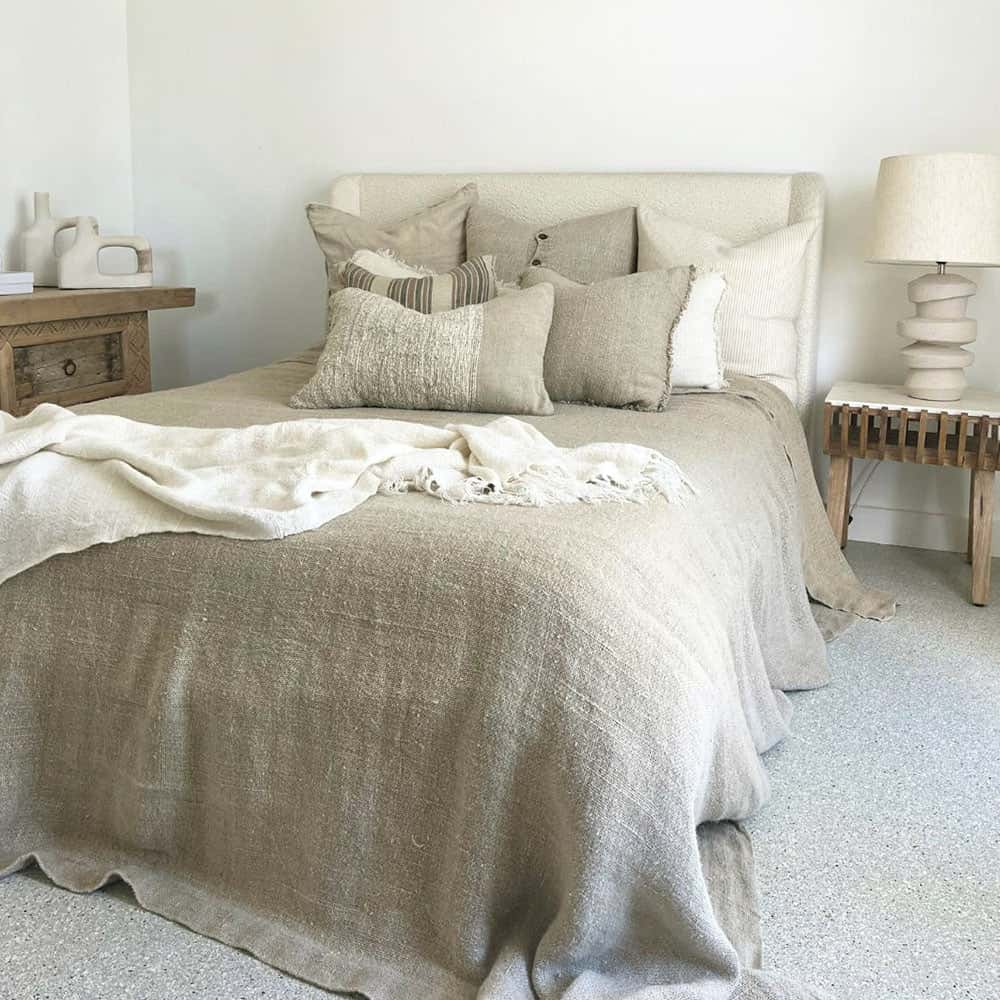 Australian organic hot linen duvet cover