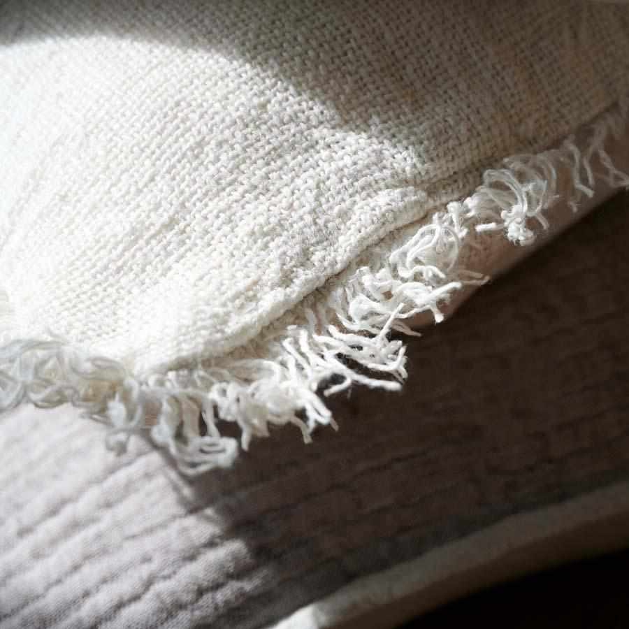 Bedouin Linen Long Lumbar - Ivory - Eadie Lifestyle