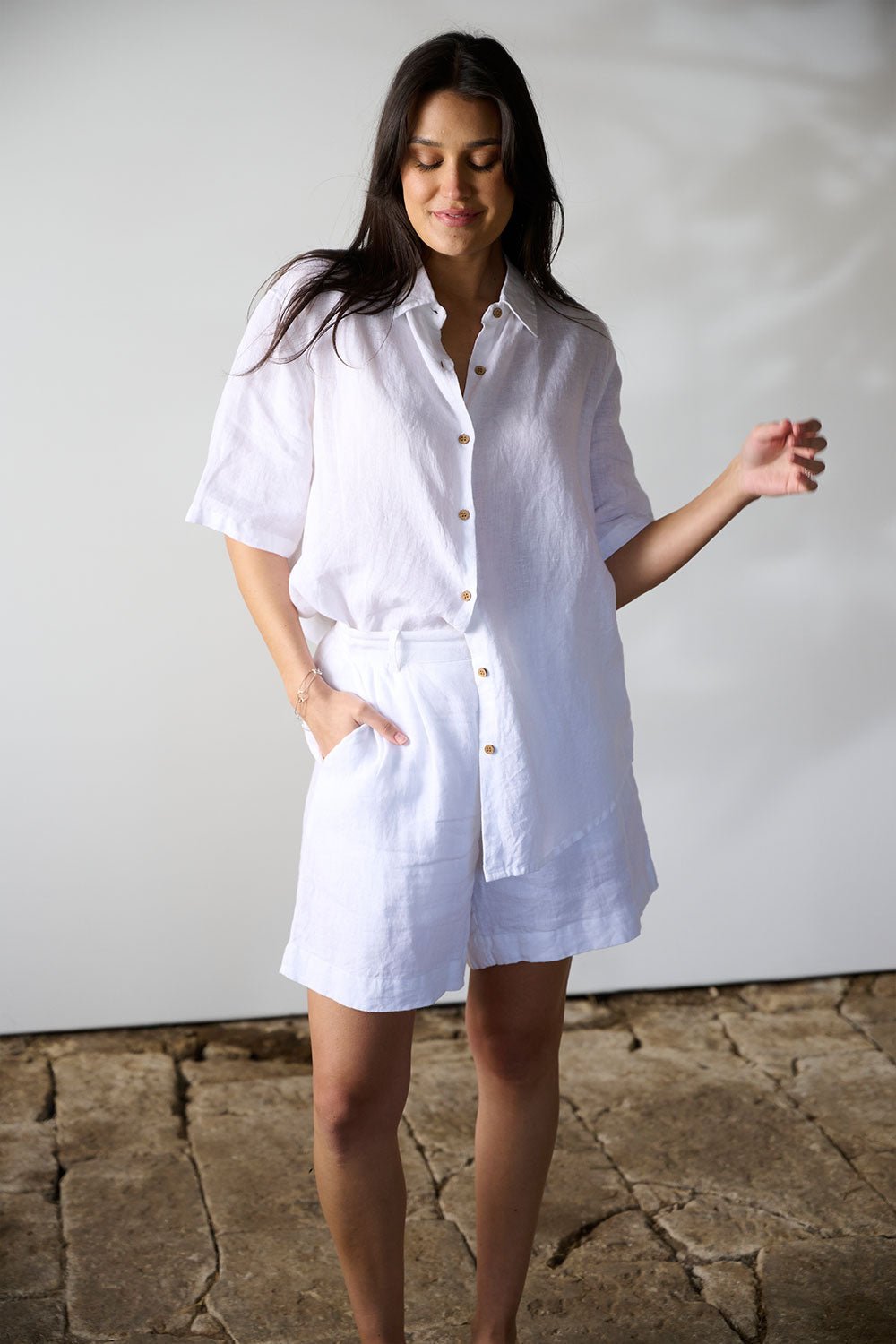 White linen shop shirt womens australia