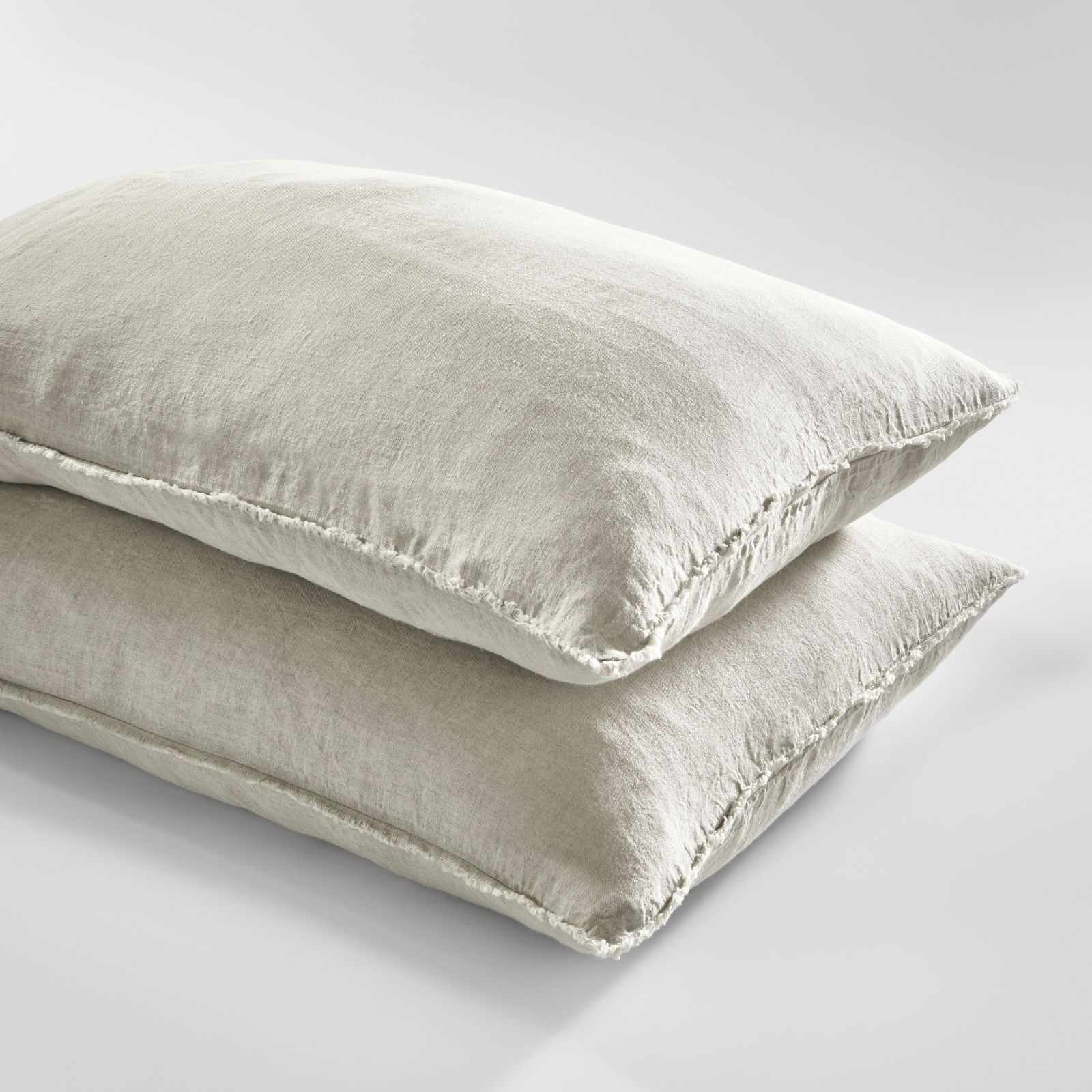 French Linen Pillowcase Set - Natural - Eadie Lifestyle