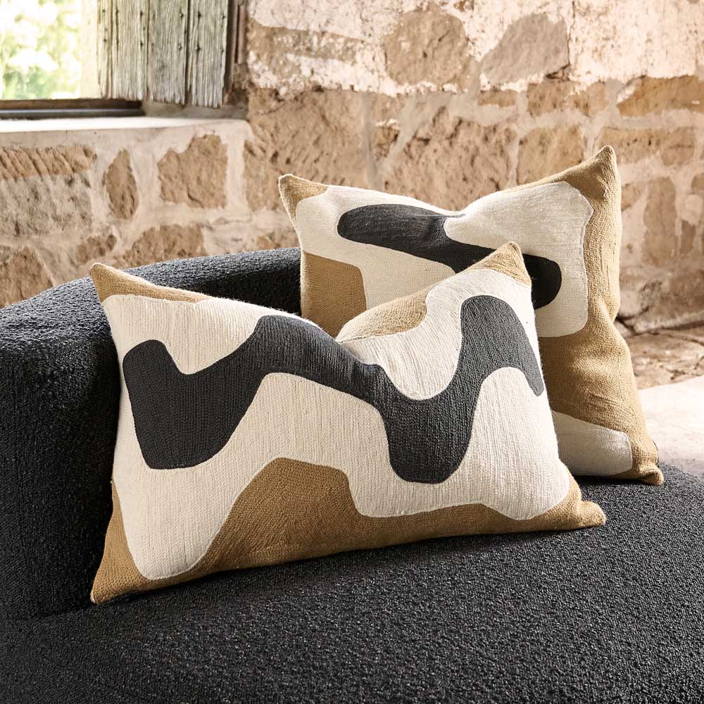 Camel store wool pillow