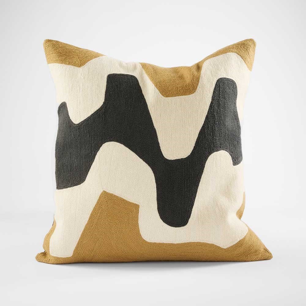 Fylix Wool/Linen Cushion - Camel - Eadie Lifestyle