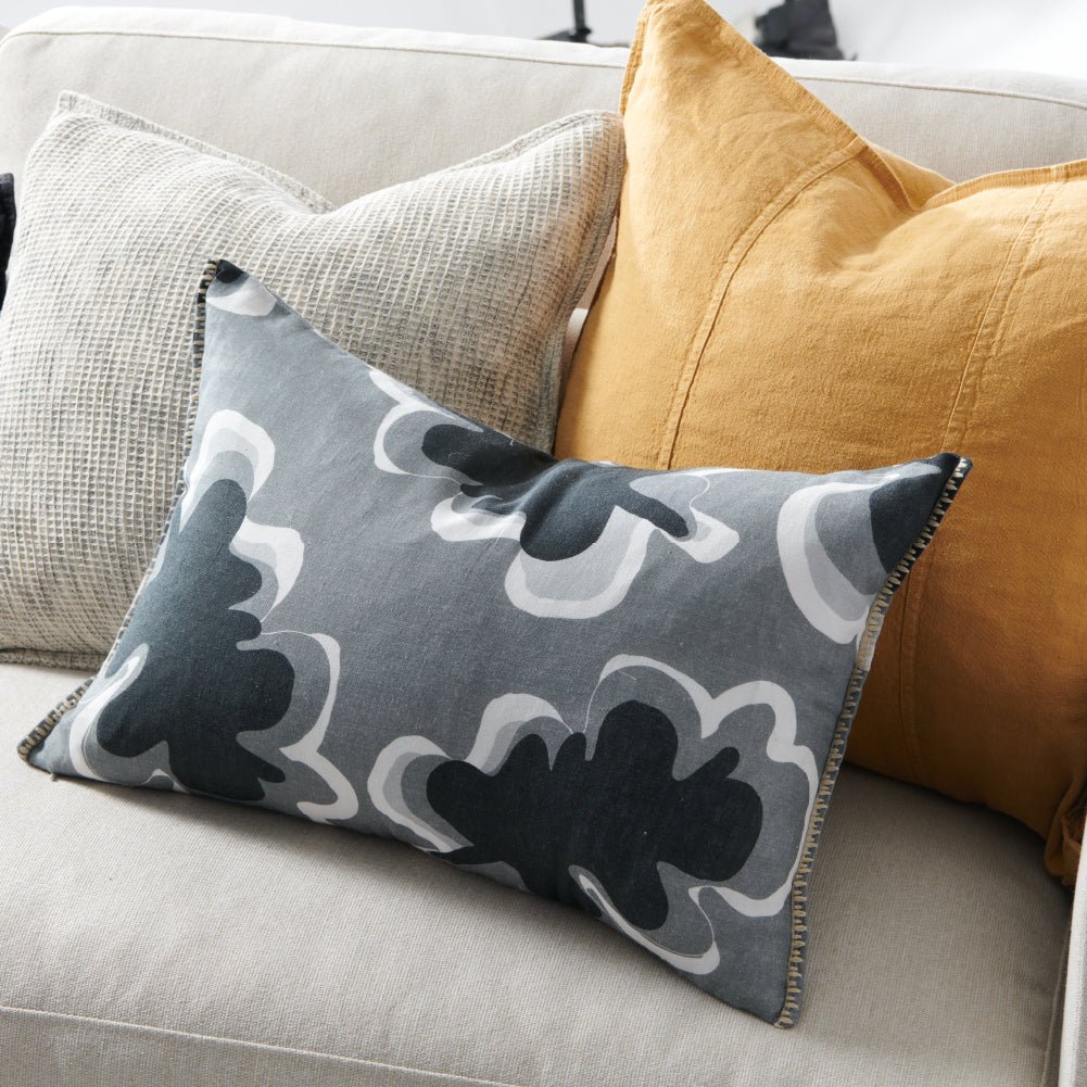 Gidget Black/Slate Cushion - Eadie Lifestyle