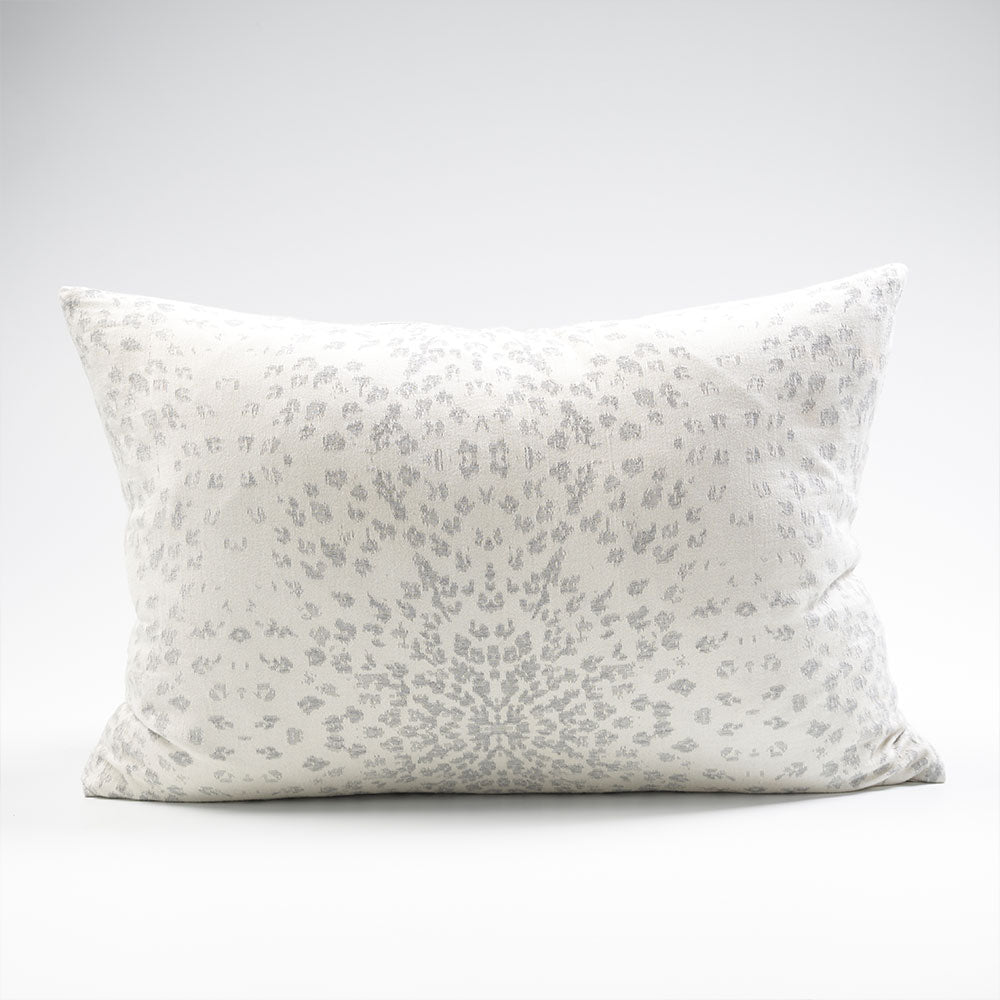 Glacier Reversible Cushion - Silver Grey/White - Eadie Lifestyle