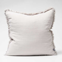 Silver Grey Luca® Boho Linen Cushion | Eadie Lifestyle