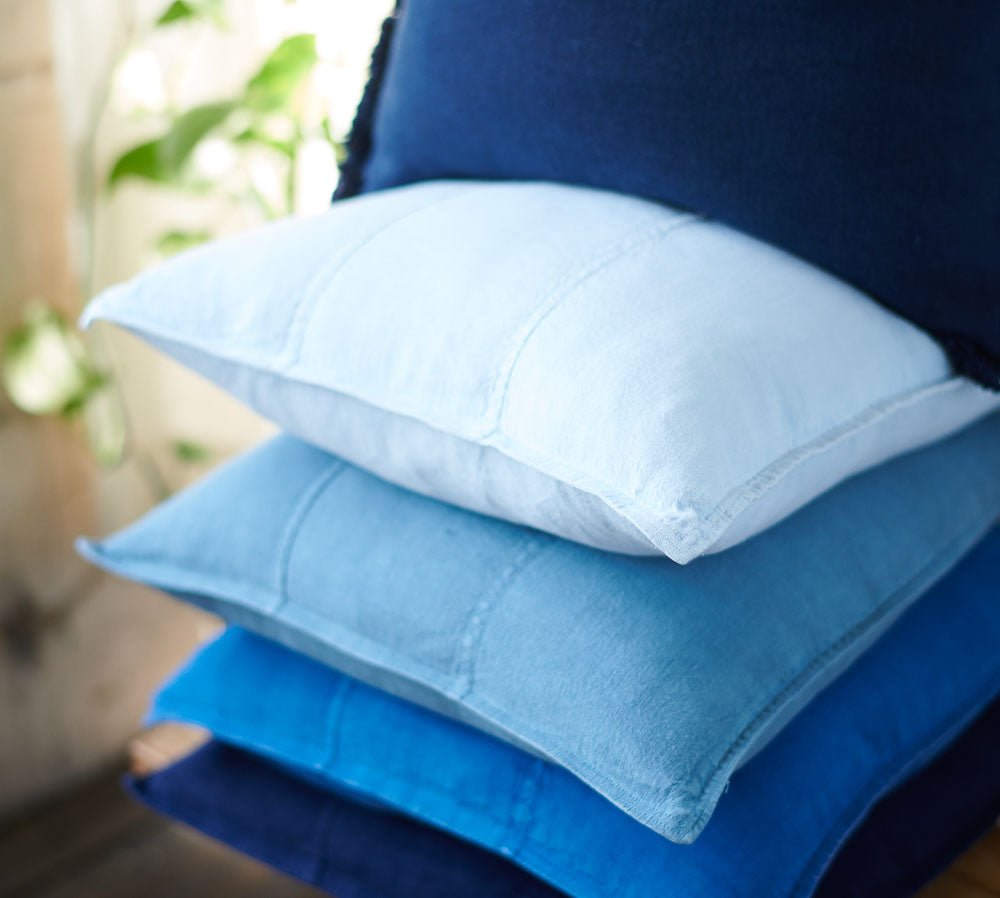 Luca® Linen Cushion - Navy - Eadie Lifestyle