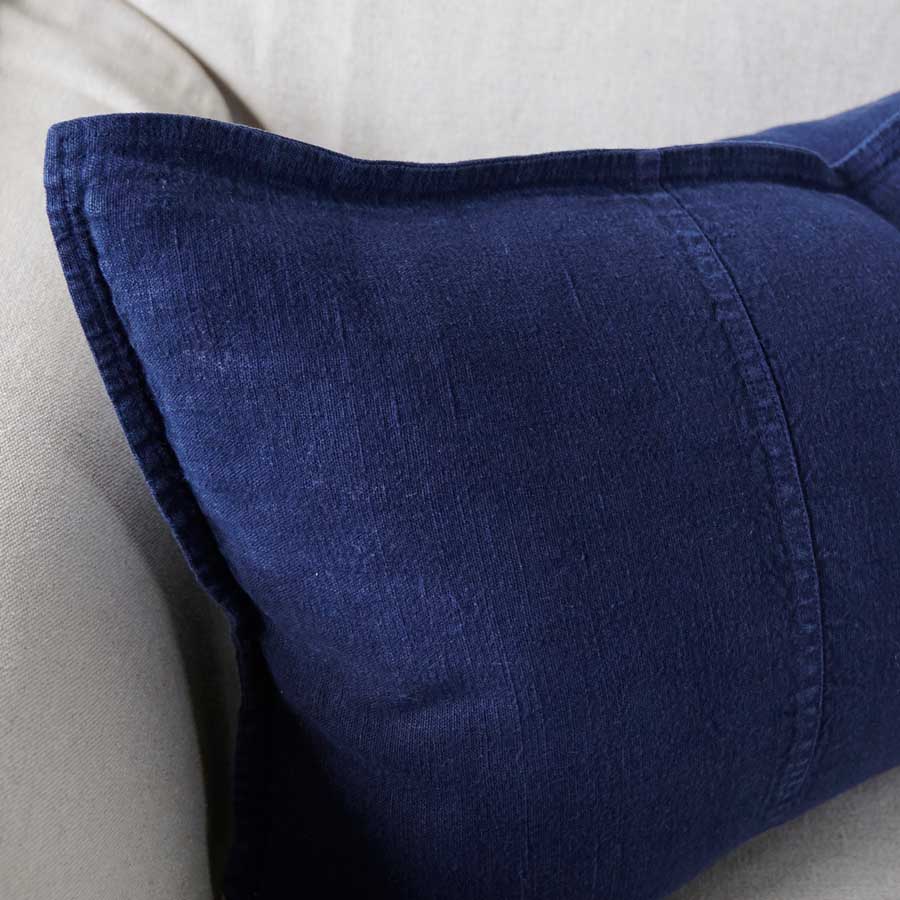 Luca® Linen Cushion - Navy - Eadie Lifestyle