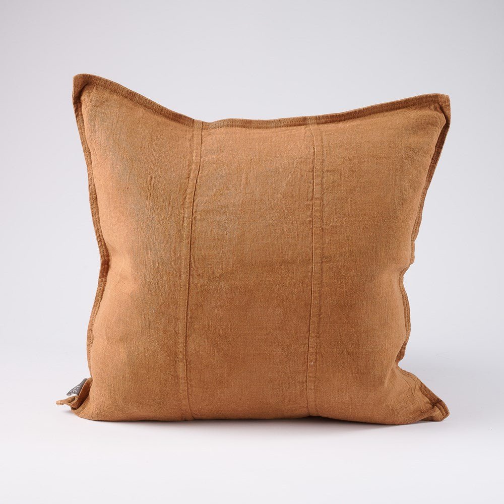 Luca® Linen Cushion - Nutmeg – Eadie Lifestyle