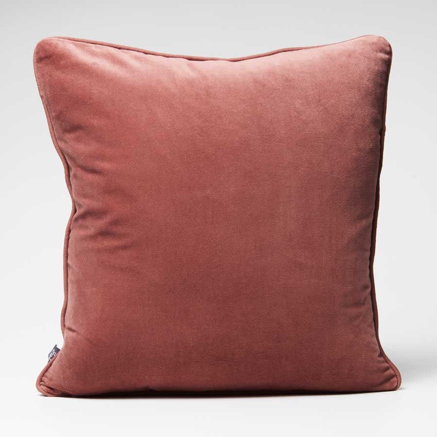 Lynette Velvet Cushion - Desert Rose - Eadie Lifestyle