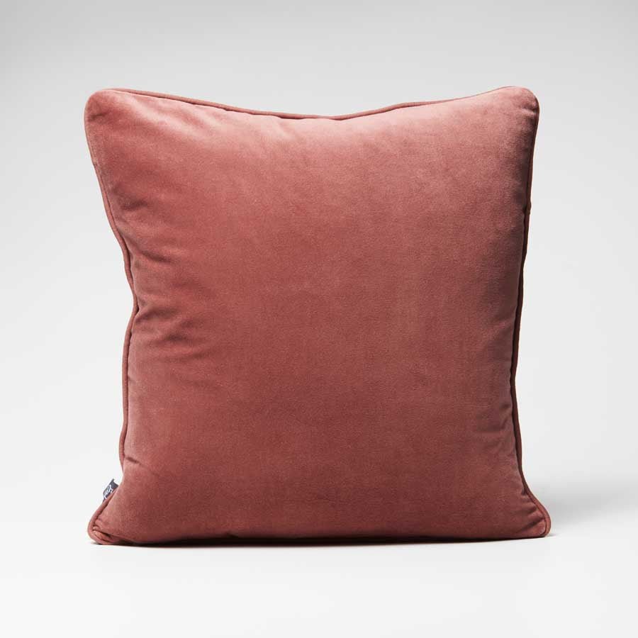 Lynette Velvet Cushion - Desert Rose - Eadie Lifestyle