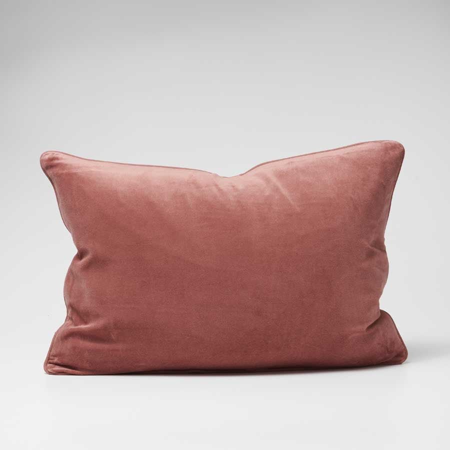 Lynette Velvet Cushion - Desert Rose - Eadie Lifestyle