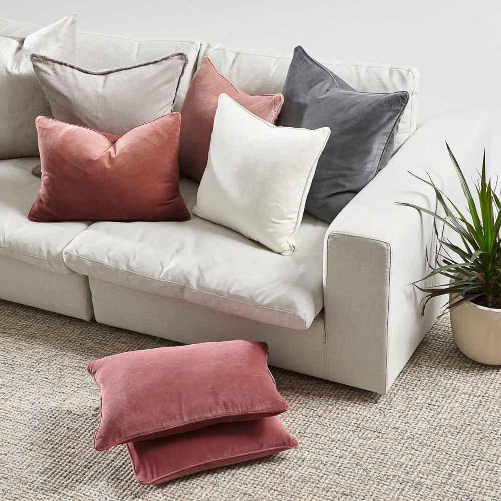 Mauve clearance couch pillows