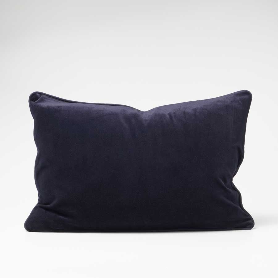 Lynette Velvet Cushion - Navy - Eadie Lifestyle