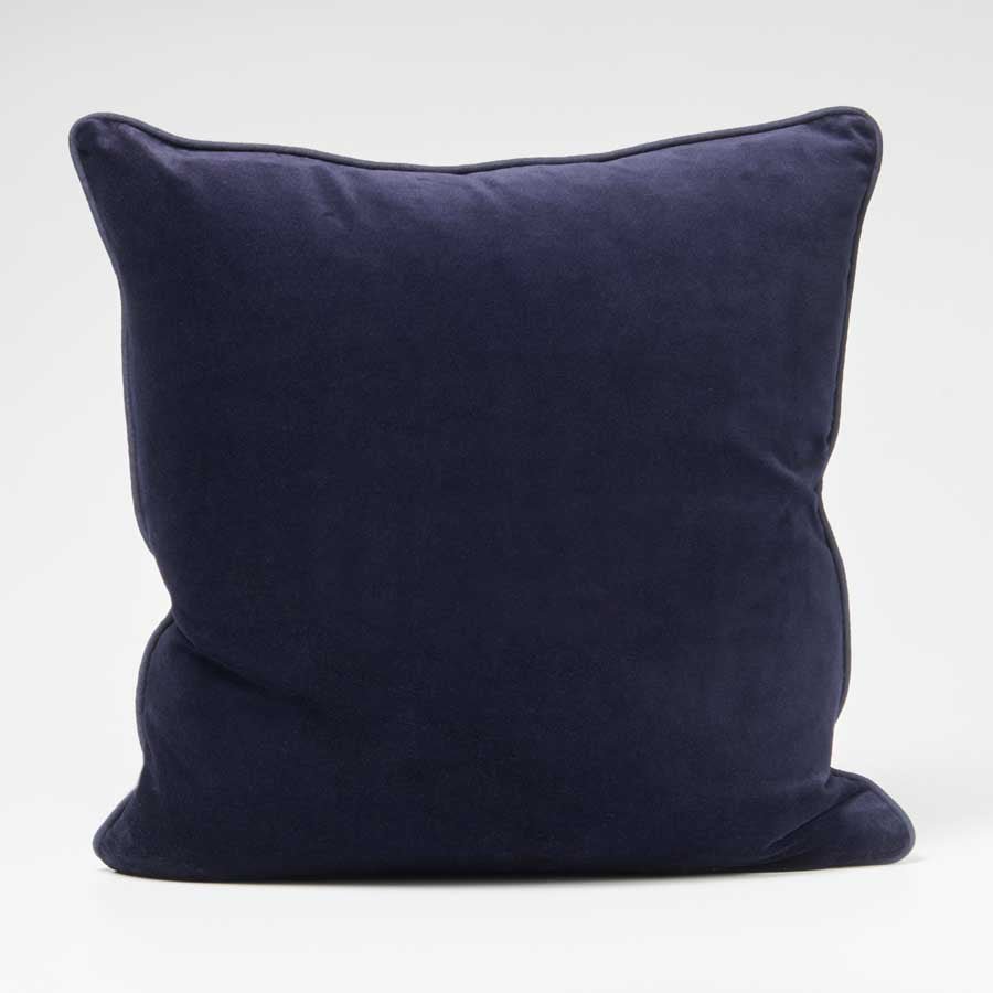 Lynette Velvet Cushion - Navy - Eadie Lifestyle