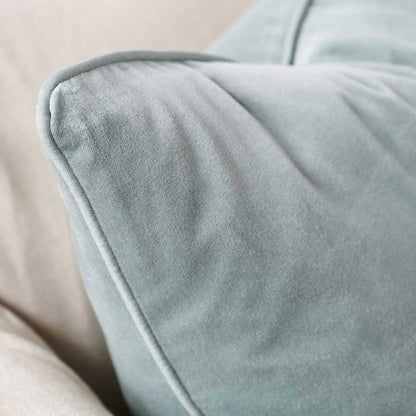 Lynette Velvet Cushion - Sea Mist - Eadie Lifestyle