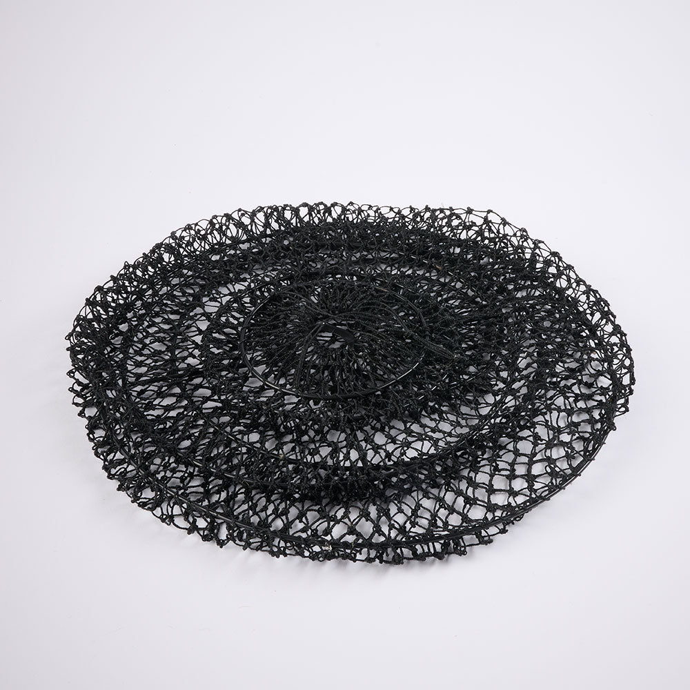 Marina Jute Lamp Shade - Black - Eadie Lifestyle