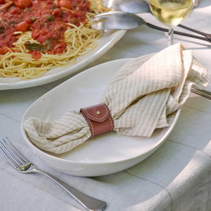 Marina Napkin Set - White w&