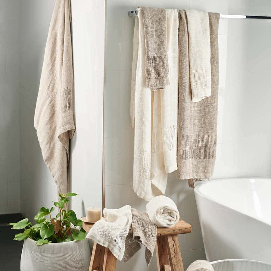 Hand best sale woven towels