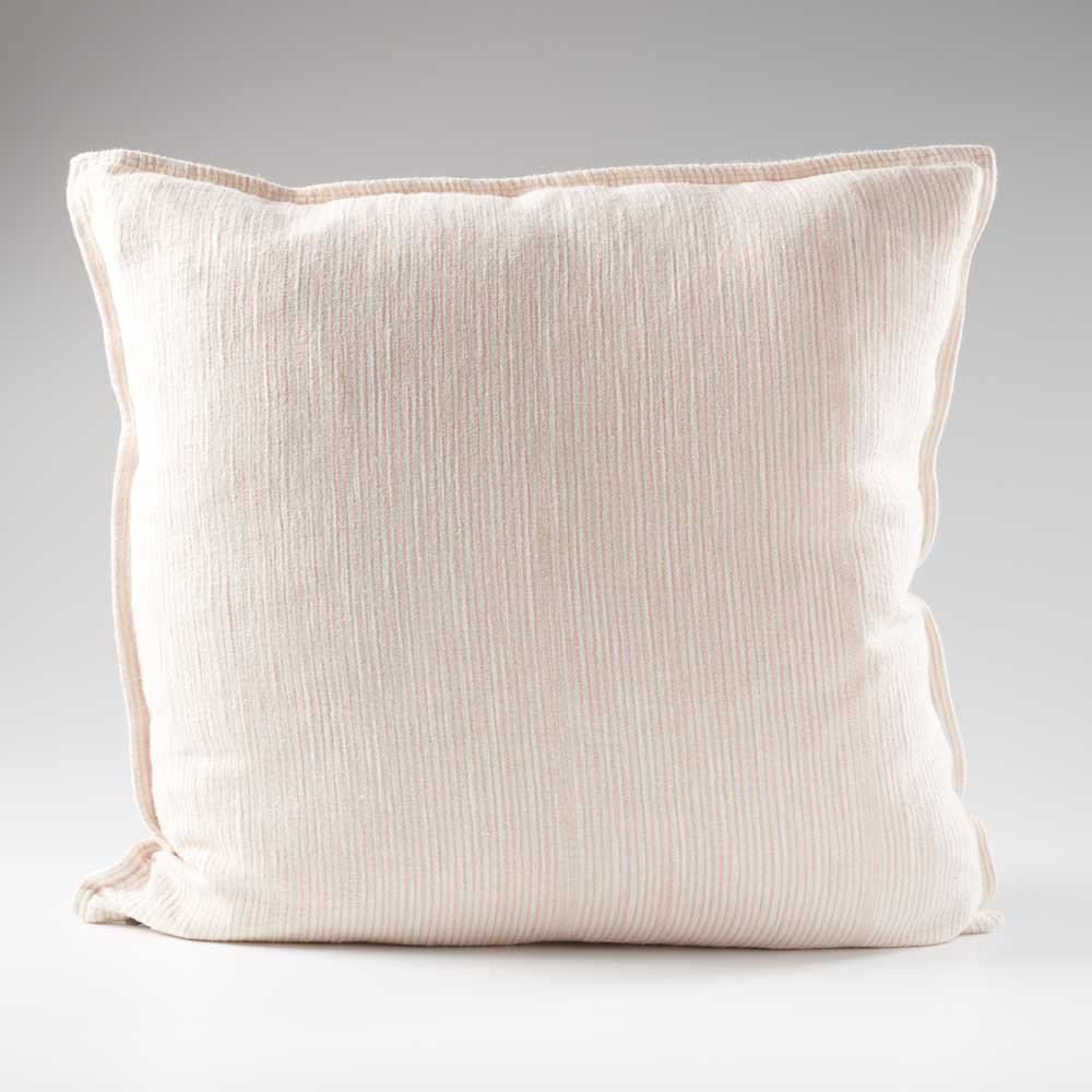 Myra Musk/White Stripe Cushion - Eadie Lifestyle