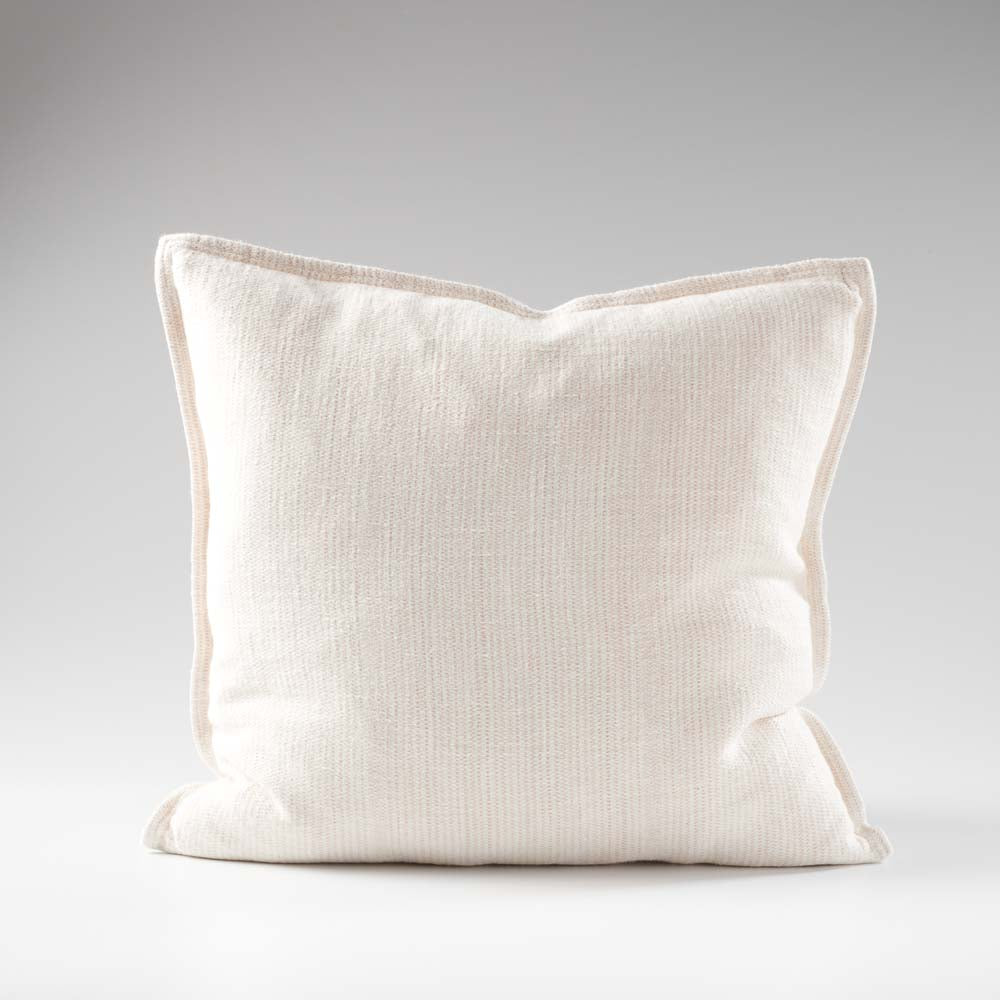 Myra Musk/White Stripe Cushion - Eadie Lifestyle