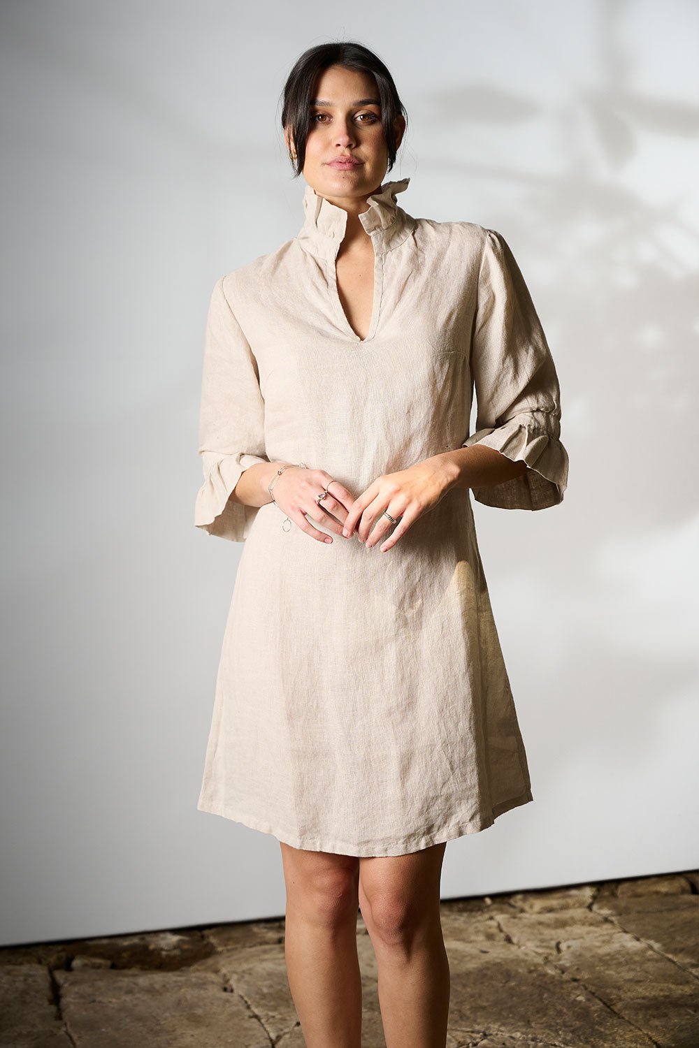 Linen tunic hotsell dress australia