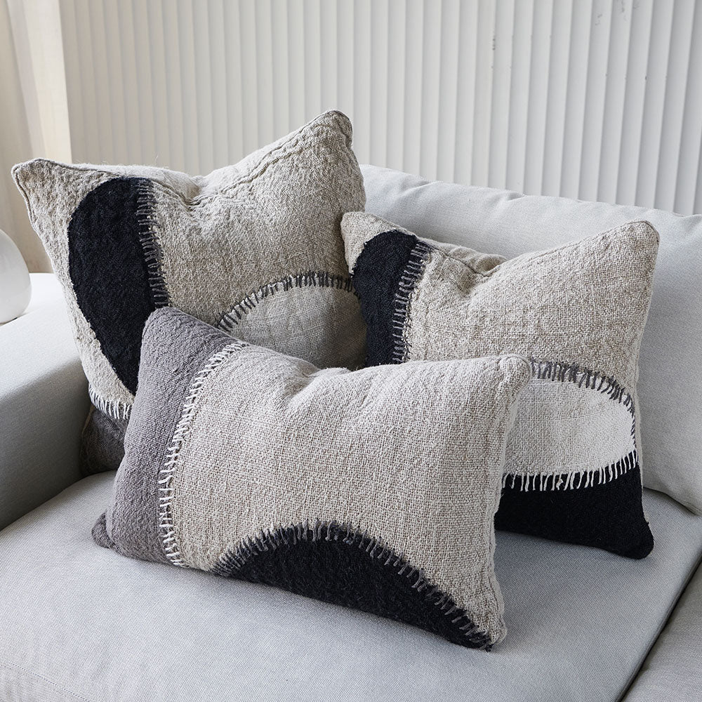 Perfecto Hand Woven Linen Cushion - Eadie Lifestyle