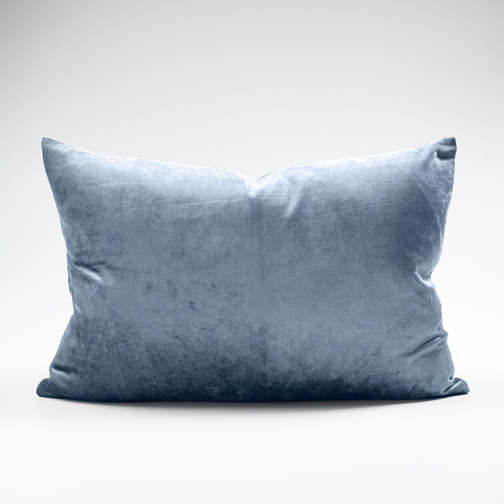 Precious Velvet Cushion - Sapphire - Eadie Lifestyle