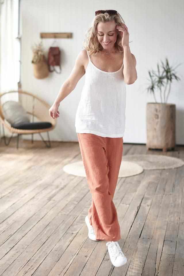 The Linen Cami - White - Eadie Lifestyle