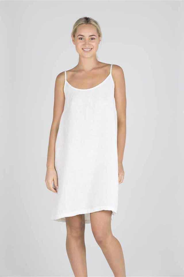 Cotton slip dress on sale uk